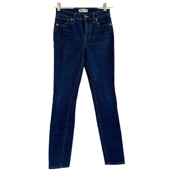 Madewell High Riser Skinny Kingston Wash Womens Jeans Size 26 - Picture 2 of 15